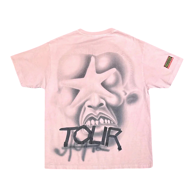 T Shirt Travis Scott Pink Star