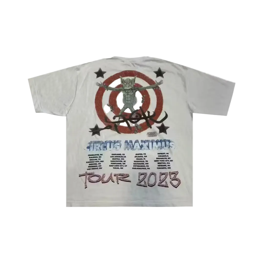 T Shirt Travis Scott Utopia Tour White
