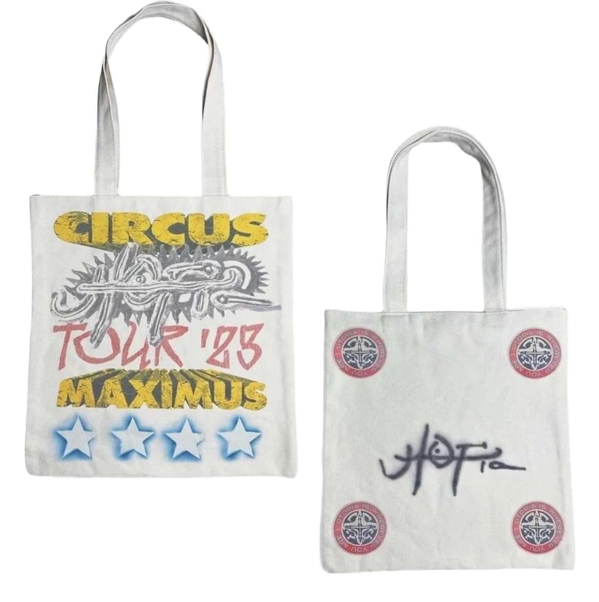 Travis Scott Utopia Circus Maximus Tote Bag