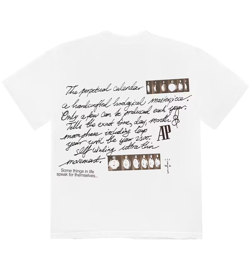 Travis Scott x AP Perpetual Calendar Tee