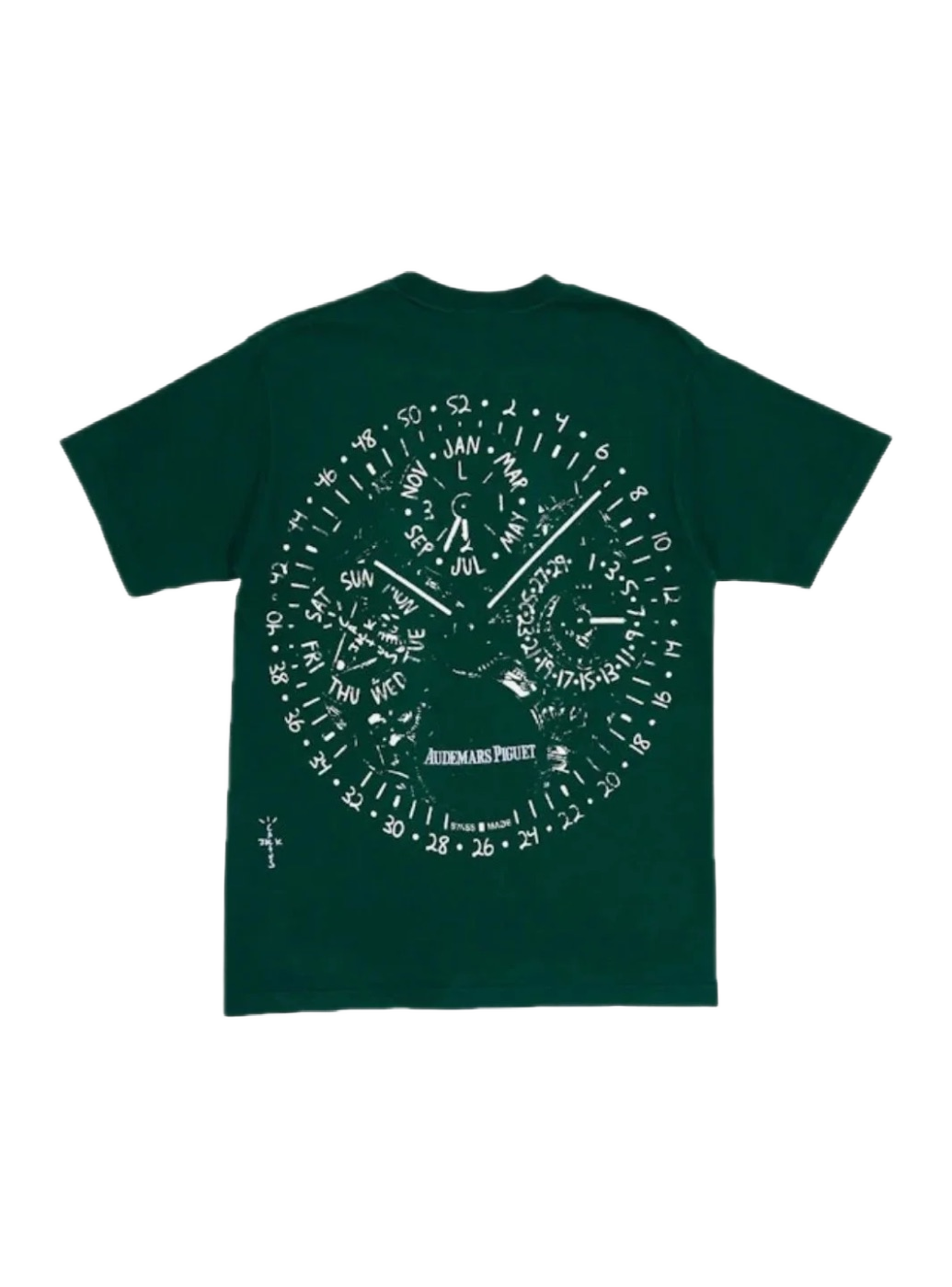 Travis Scott x Audemars Piguet Time Zones Green Tee