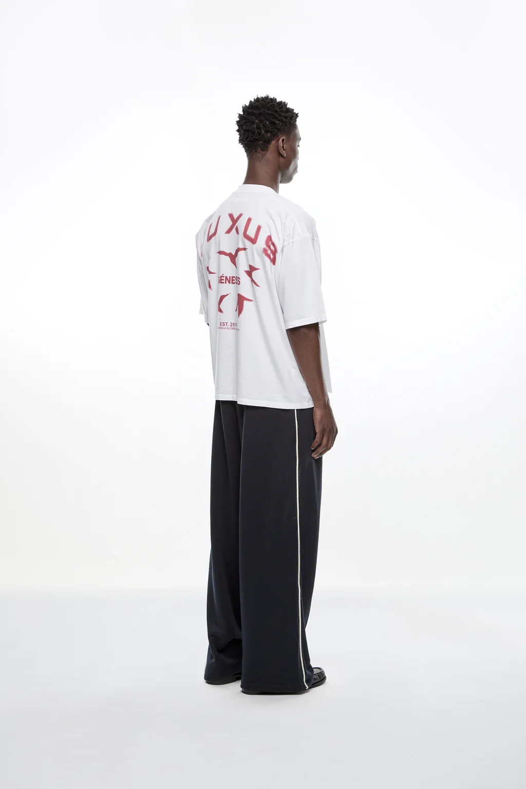 Yuxus Genesis Maple Tee - white, red | Saturday Concept