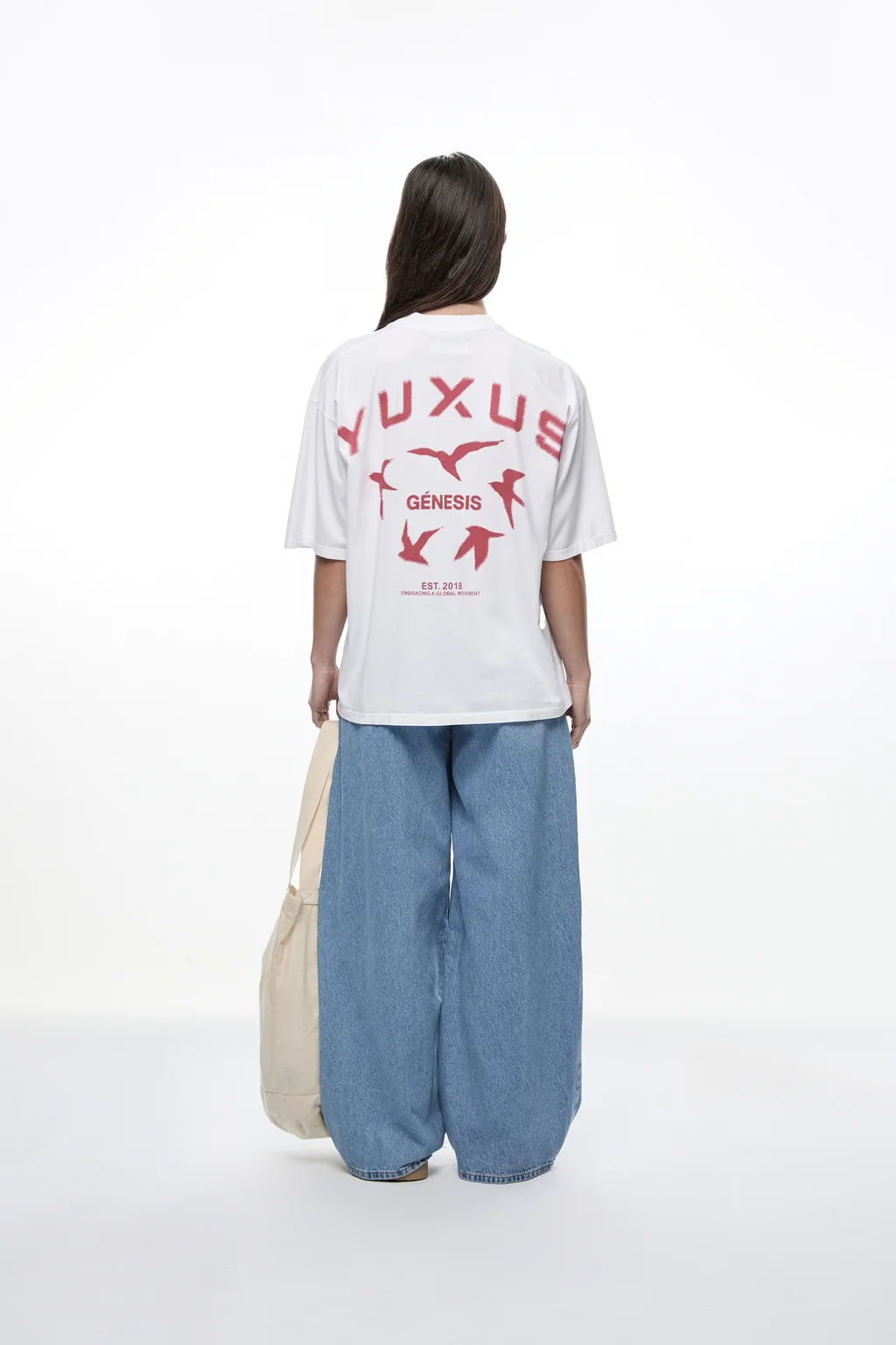 Yuxus Genesis Maple Tee - white, red | Saturday Concept