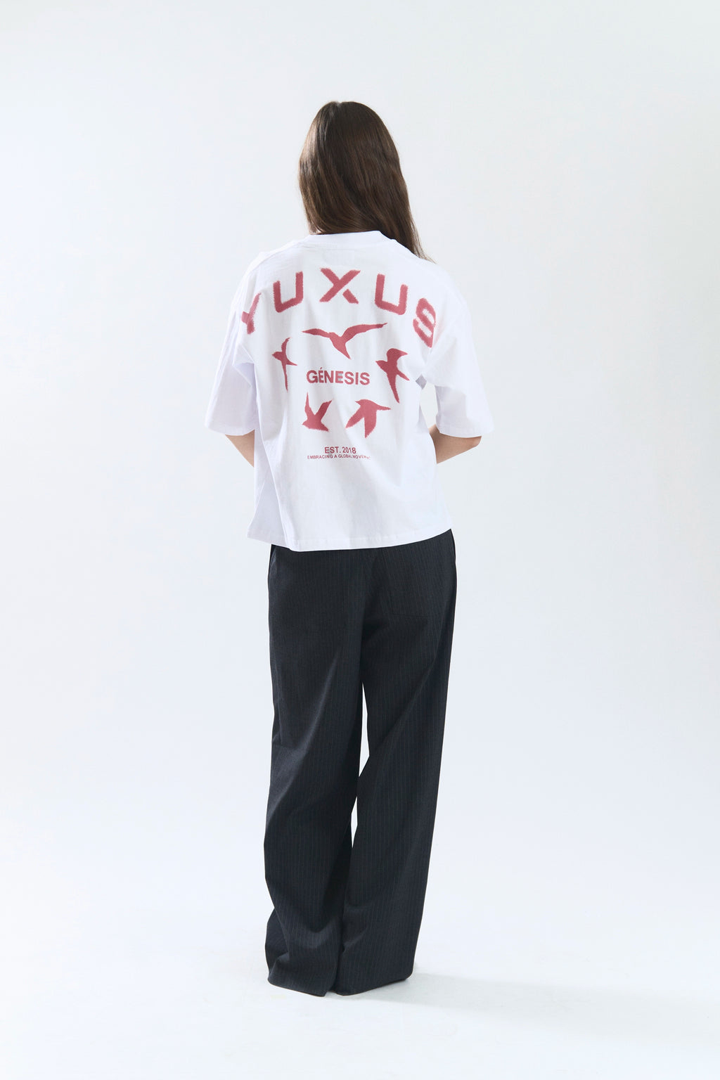 Yuxus Genesis Maple Tee - white, red | Saturday Concept