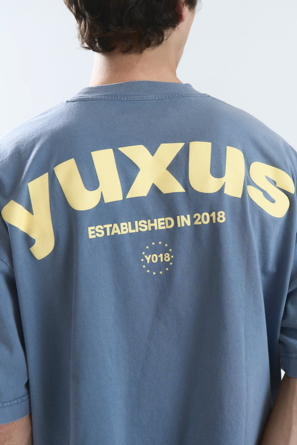Yuxus Golden Sky Tee - blue, yellow | Saturday Concept