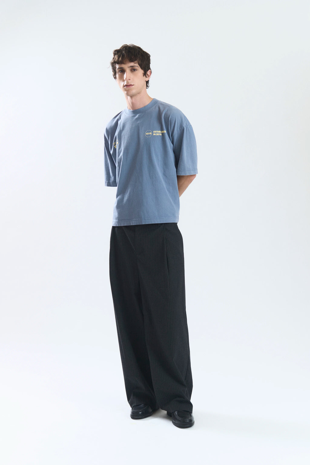 Yuxus Golden Sky Tee - blue, yellow | Saturday Concept