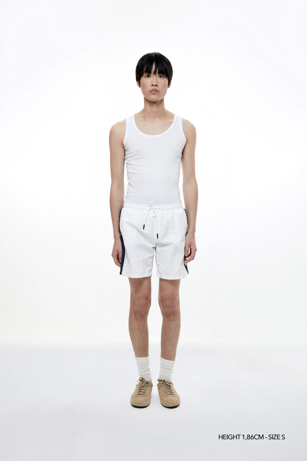 Yuxus Le Club Polar Swim Short - white | Saturday Concept