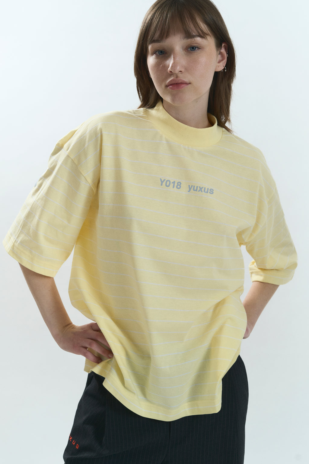 Yuxus Lowercase Kind Tee - yellow | Saturday Concept