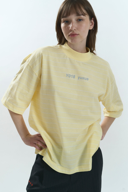 Yuxus Lowercase Kind Tee - yellow | Saturday Concept
