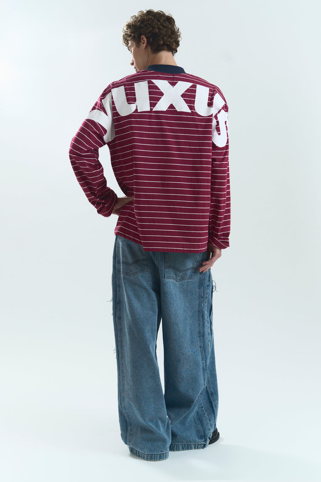 Yuxus Lowercase Move Long Sleeve - red | Saturday Concept