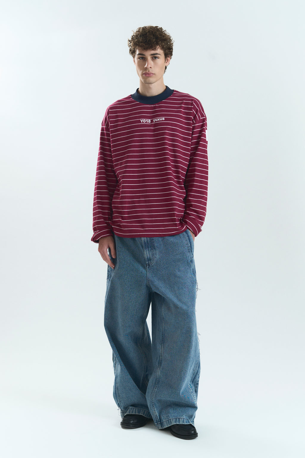 Yuxus Lowercase Move Long Sleeve - red | Saturday Concept