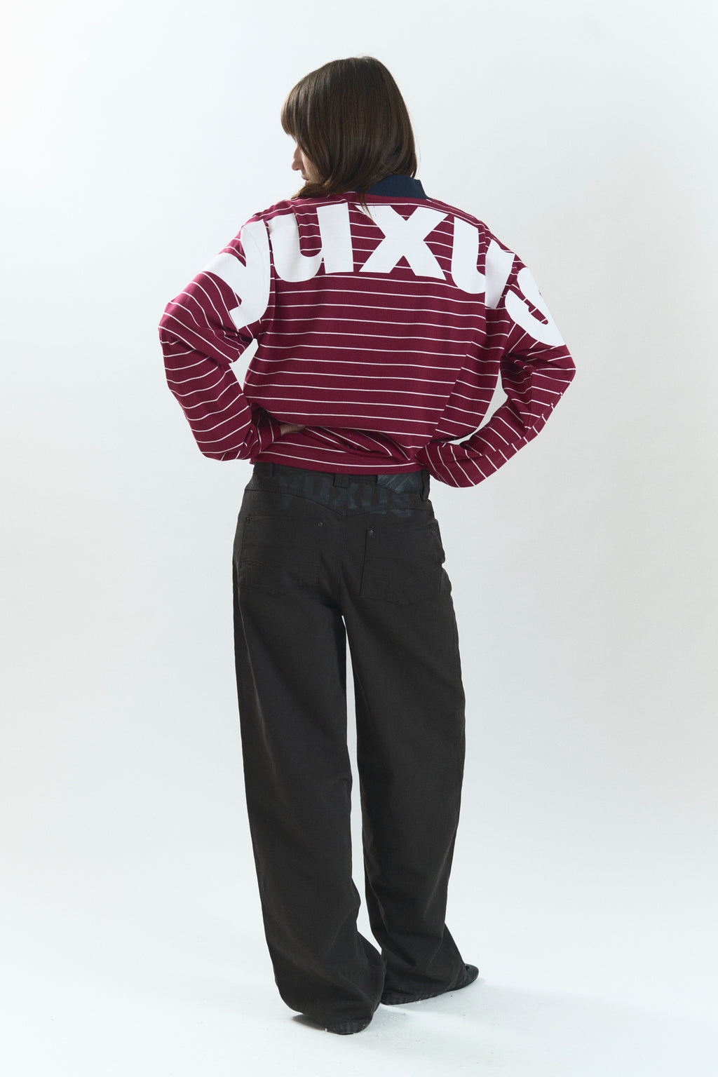 Yuxus Lowercase Move Long Sleeve - red | Saturday Concept