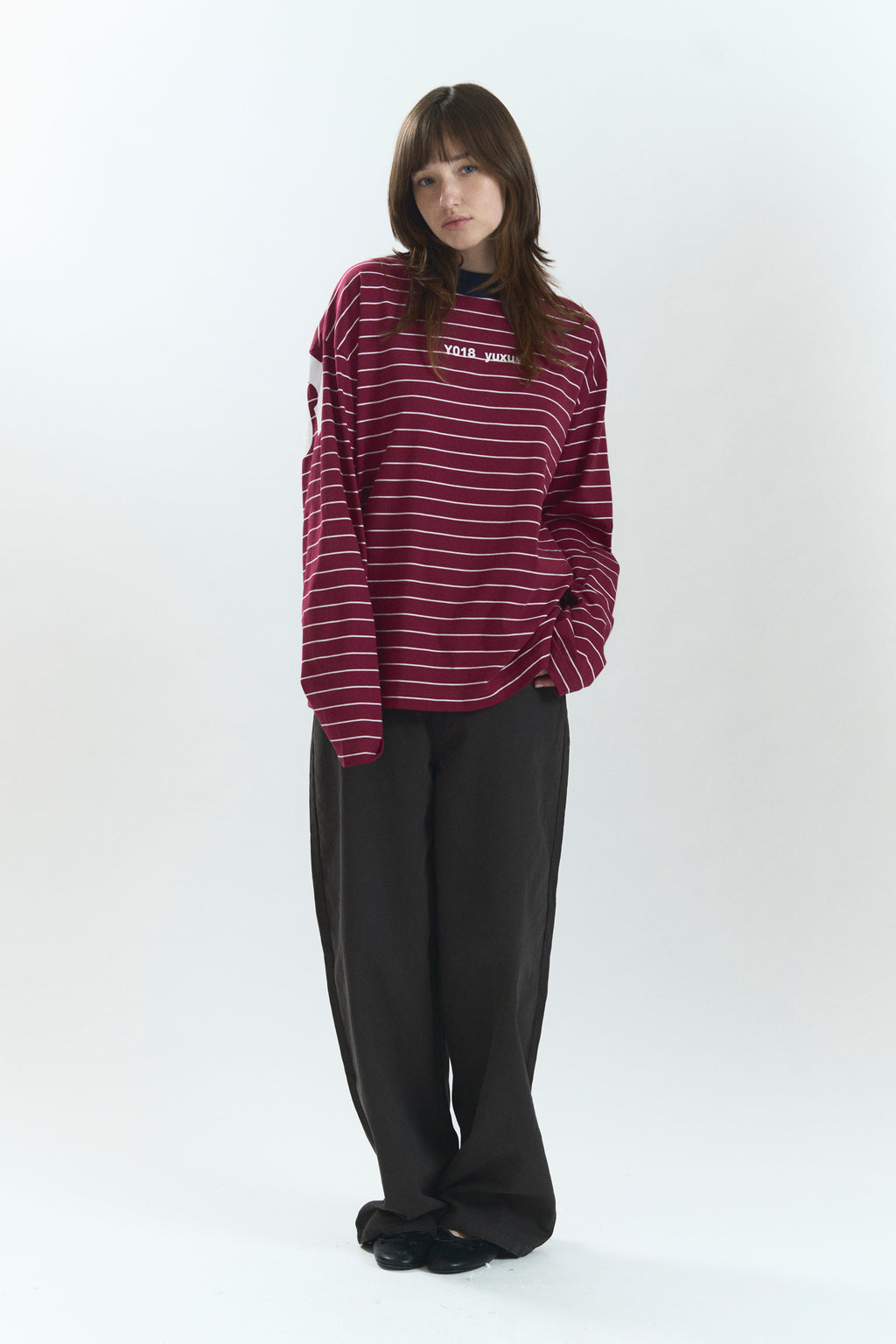 Yuxus Lowercase Move Long Sleeve - red | Saturday Concept