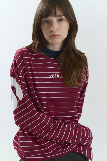 Yuxus Lowercase Move Long Sleeve - red | Saturday Concept
