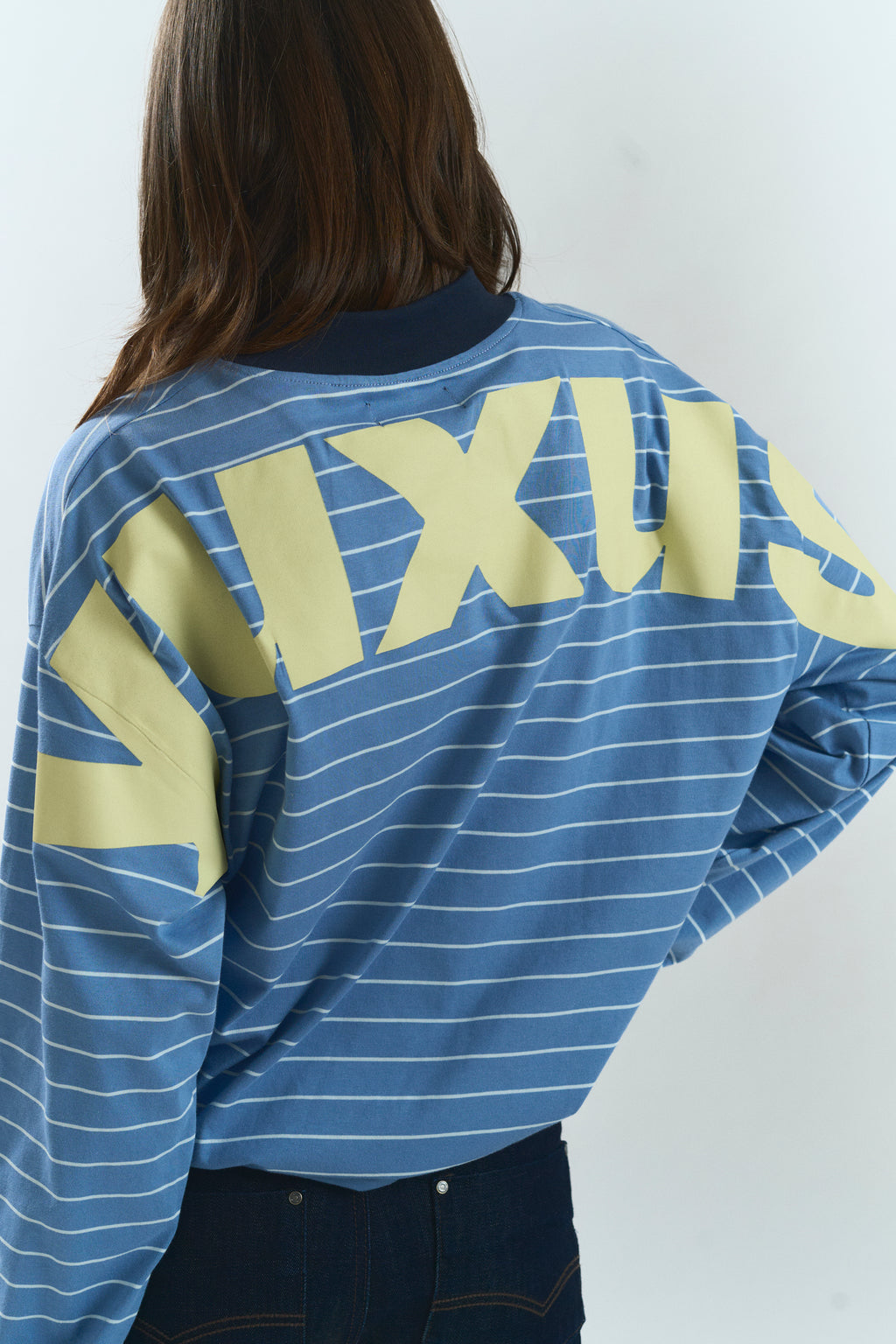 Yuxus Lowercase Shift Long Sleeve - blue | Saturday Concept
