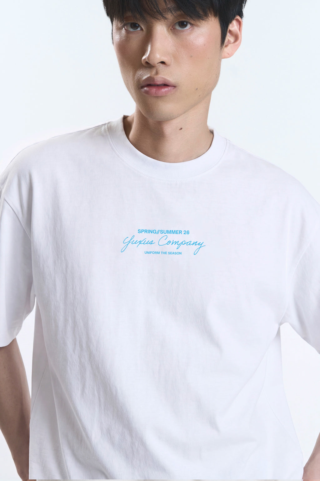 Yuxus Marvyn Tee - blue, white | Saturday Concept