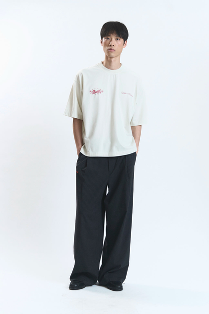 Yuxus Memories Vail Tee - cream, red | Saturday Concept
