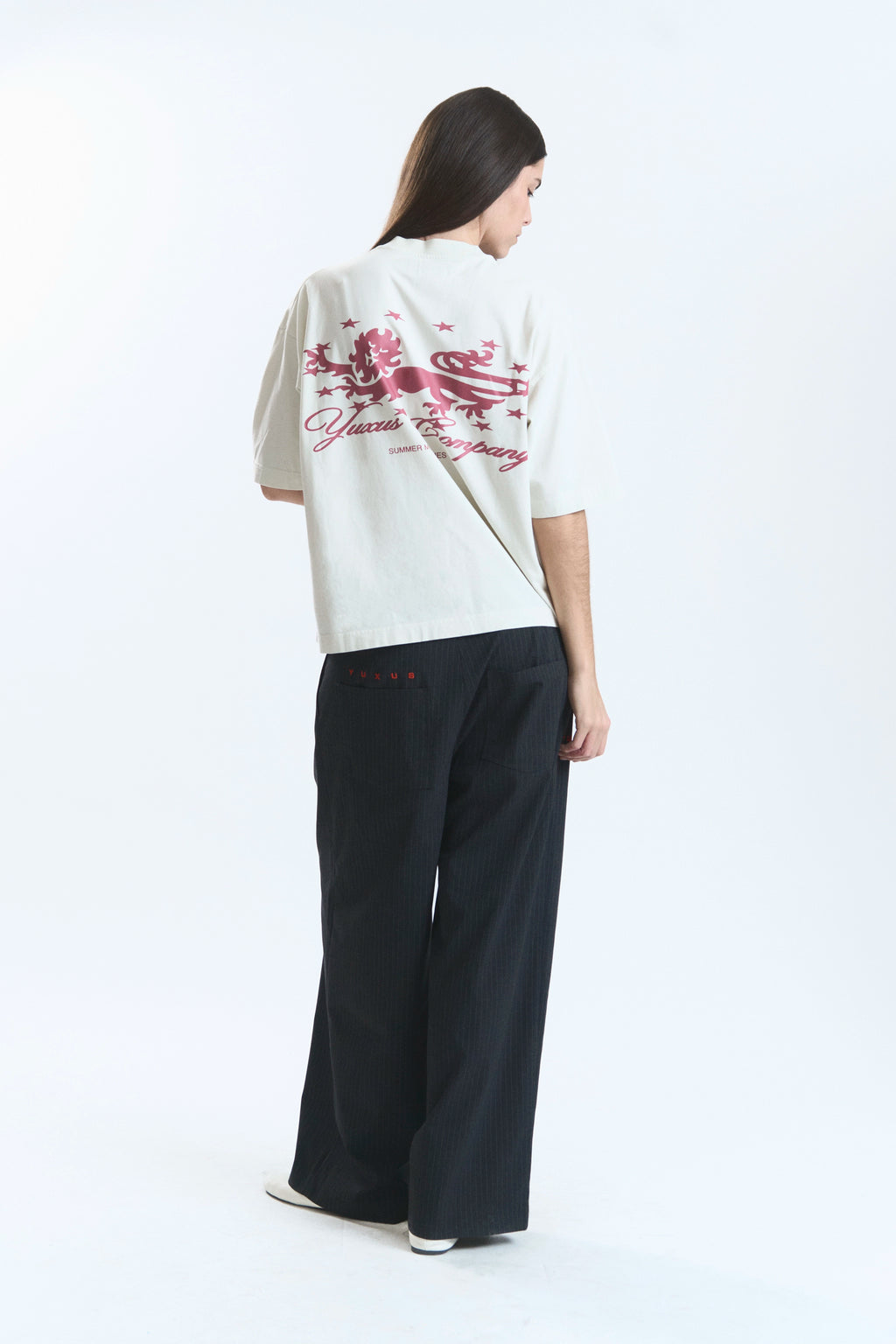 Yuxus Memories Vail Tee - cream, red | Saturday Concept