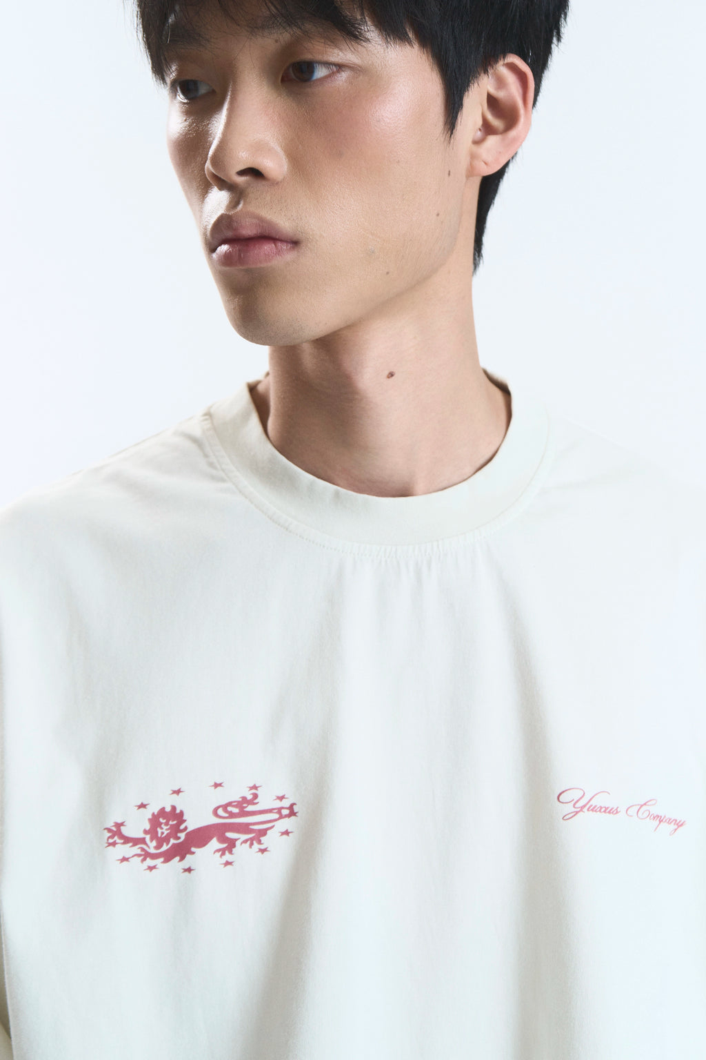 Yuxus Memories Vail Tee - cream, red | Saturday Concept