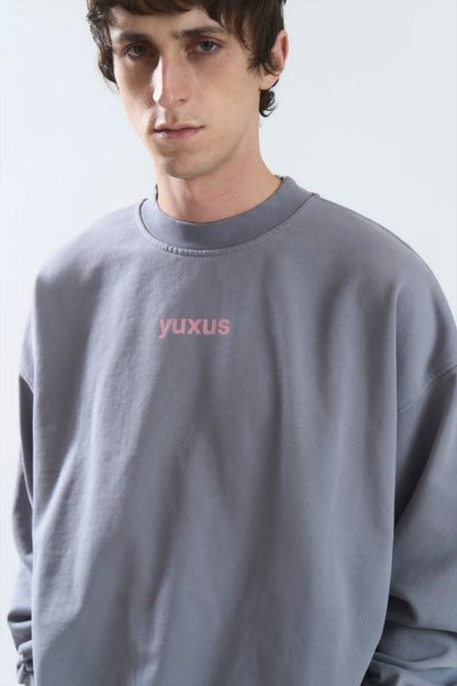 Yuxus Neat Grey Crewneck