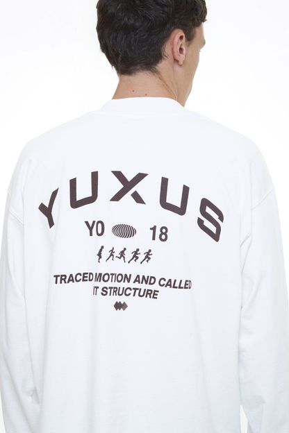 Yuxus Windy Sugar Long Sleeve - white, brown | Saturday Concept