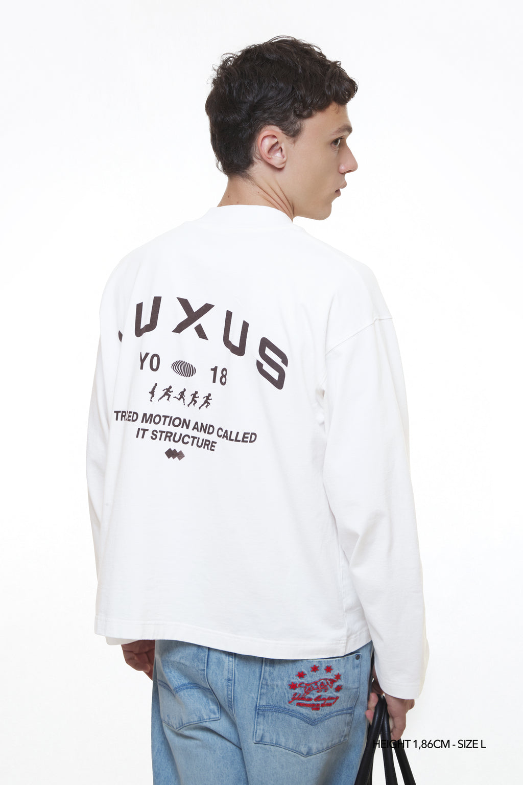 Yuxus Windy Sugar Long Sleeve - white, brown | Saturday Concept